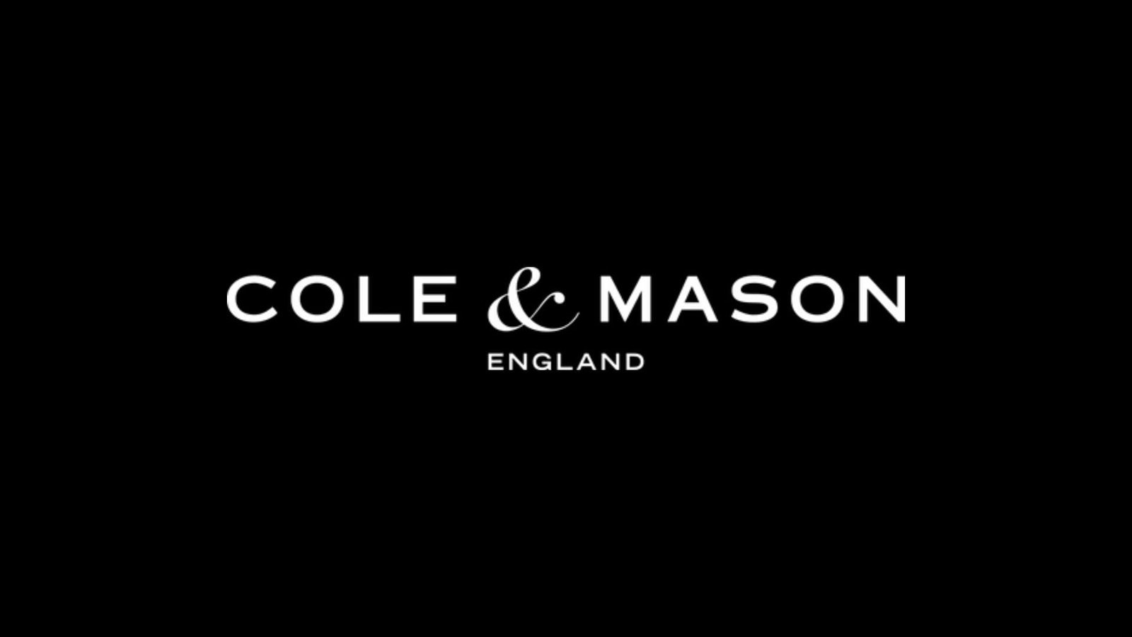 Cole & Mason: 20% Off Sitewide – Ends 5/25